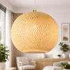 Luxolar LED Pendelleuchte E27 Rattan Boho Beige/Grau - Produktbild-Vorschau 5