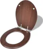 vidaXL Siège de toilette MDF Couvercle avec abaissement Voir les images du produit 10