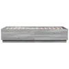 Möbel Bettgestell mit LED Grau Sonoma 75x190 cm Produktbild-Vorschau 7