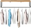 Garderobe mit Naturkante 100x35x22 cm Massivholz Akazie , Produktbild-Vorschau 1