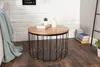 riess-ambiente Runder Couchtisch FACTORY LOFT 60cm natur Produktbild-Vorschau 3