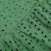 Dámske letné šaty, pletené šaty, bez rukávov, L/XL, zelené Náhľad obrázku produktu 6