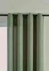 Vorhang Ösen »Essen« HxB 245x145 Grün Cationic Raffhalter Produktbild-Vorschau 4