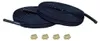 schnuersenkel elastisch schwarz clips silber gold