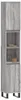vidaXL Badschrank Grau Sonoma 30x30x190 cm Holzwerkstoff Produktbild-Vorschau 2