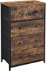 A dresser with fabric drawers and a wood-look finish. Náhled obrázku produktu