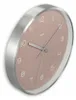 Hama Fiji, Wand, Funkgesteuerte Uhr, Kreis, Pink, Silber, Produktbild-Vorschau 5