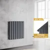 Horizontálny panelový radiátor SONNI antracit 630×619mm Náhľad obrázku produktu 1