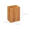 5Five jednoduše chytrý koupelna Terre Bamboo Braun 12,6 cm Náhled obrázku produktu 14