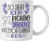 Trendation - Katzencafégänger Tasse So Sieht Ein Richtig Produktbild-Vorschau 1