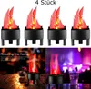 4 Stück Dynamische Moving LED Flamme Feuer Lichteffekt Produktbild-Vorschau 1