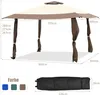 COSTWAY Pavillon 4x4m, Pop up Faltpavillon mit Doppeldach, Produktbild-Vorschau 7