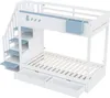 Letto a castello Sweiko per bambini 90x200 cm, con motivi Anteprima dell’immagine prodotto 14