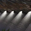 Outdoor stairs illuminated by solar lights embedded in the risers. Produktbild-Vorschau