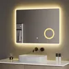 S'AFIELINA Miroir de salle de bain LED 80 x 60 cm Miroir Voir les images du produit 1
