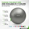 Tunturi Anti Burst Fitness Ball avec Pompe - Ballon de yoga Voir les images du produit 8