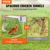 A comparison of two chicken tunnels, one branded VEVOR and the other generic. Anteprima dell’immagine prodotto