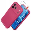 Etui do iPhone 17 Pro CASE silikonowe MATOWE + SZKŁO 9H Podgląd zdjęcia produktu 1