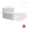 Kontinentální postel Livia Interiors Saffron, postel Náhled obrázku produktu 11