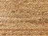 BELIANI Puf beżowy bawełna z jutą 48 x 46 cm styl boho Podgląd zdjęcia produktu 5