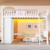 Flieks Lit superposé 90x200cm avec armoire, lit d'enfant Voir les images du produit 2