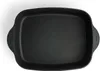 A top-down view of a black rectangular roasting pan with handles on a white background. Produktbild-Vorschau