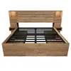 Flieks Stauraumbett Doppelbett 180x200cm mit USB & Type-c, Produktbild-Vorschau 12