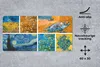 MuchoWow® Mauspad Mousepad Van Gogh - Collage - Produktbild-Vorschau 2