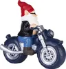 BRUBAKER Zahradní trpaslík na motorce černý - trpaslík Náhled obrázku produktu 2