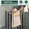 eluno Stand-Handtuchhalter freistehend, 3 Stangen, Produktbild-Vorschau 3
