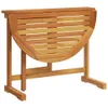vidaXL Skládací balkonový stůl 90x60x72 cm z masivního Náhled obrázku produktu 7