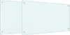 vidaXL Keukenachterwand, 2 stuks, wit, 90 x 50 cm, gehard Productafbeelding-voorbeeld 1