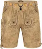 PAULGOS Kinder Trachten Lederhose Kurz - KK2 - Echtes Leder Produktbild-Vorschau 1