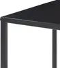Close-up of the corner of a black metal shelf unit. Anteprima dell’immagine prodotto