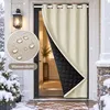 Cortina para puerta de 110x203 cm, con protección térmica y Vista previa de la imagen del producto 8