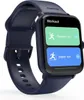 A smartwatch with a dark blue band and a screen displaying workout options. Náhled obrázku produktu