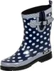 Bockstiegel Damen Regenstiefel Dorin-K blau/weiß Gr. 39 Produktbild-Vorschau 1