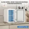 Puluomis Mini Kühlschrank 8L  mit LED Spiegel tragbar für Produktbild-Vorschau 5