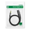 The product is shown in its retail packaging, which is a clear plastic blister pack with a white cardboard backing. The product itself, a black audio cable, is visible inside the packaging. Anteprima dell’immagine prodotto