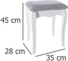 Schminktisch-Hocker "Aurell" - Atmosphera créateur Produktbild-Vorschau 5