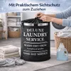 2 Deluxe Wäschesammler Set Wäschekorb Wäschesack Produktbild-Vorschau 6