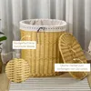 HOMCOM Wäschekorb aus Weide Weidenrute geflochten Produktbild-Vorschau 6