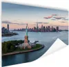 MuchoWow® Poster New York - Freiheitsstatue - Skyline 60x40 Produktbild-Vorschau 1