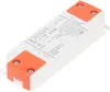 A white and orange LED transformer is shown on a white background. Podgląd zdjęcia produktu