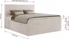 Kontinentální postel s úložným prostorem Tiliano 180x200, Náhled obrázku produktu 8