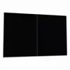 A two-part black glass cooktop cover. Produktbild-Vorschau