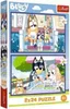 Puzzle - 2x24 - Funny Bluey - BBC Bluey Trefl 34446 Produktbild-Vorschau 1