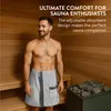 JEMIDI Sauna Frottee Kilt Sarong - M-XXL Herren Männer - Produktbild-Vorschau 2