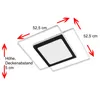LED Deckenleuchte Deckenlampe modern 40 Watt Produktbild-Vorschau 5