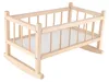 Wiege für Puppen Holz 49x28x27cm im Beutel Produktbild-Vorschau 1
